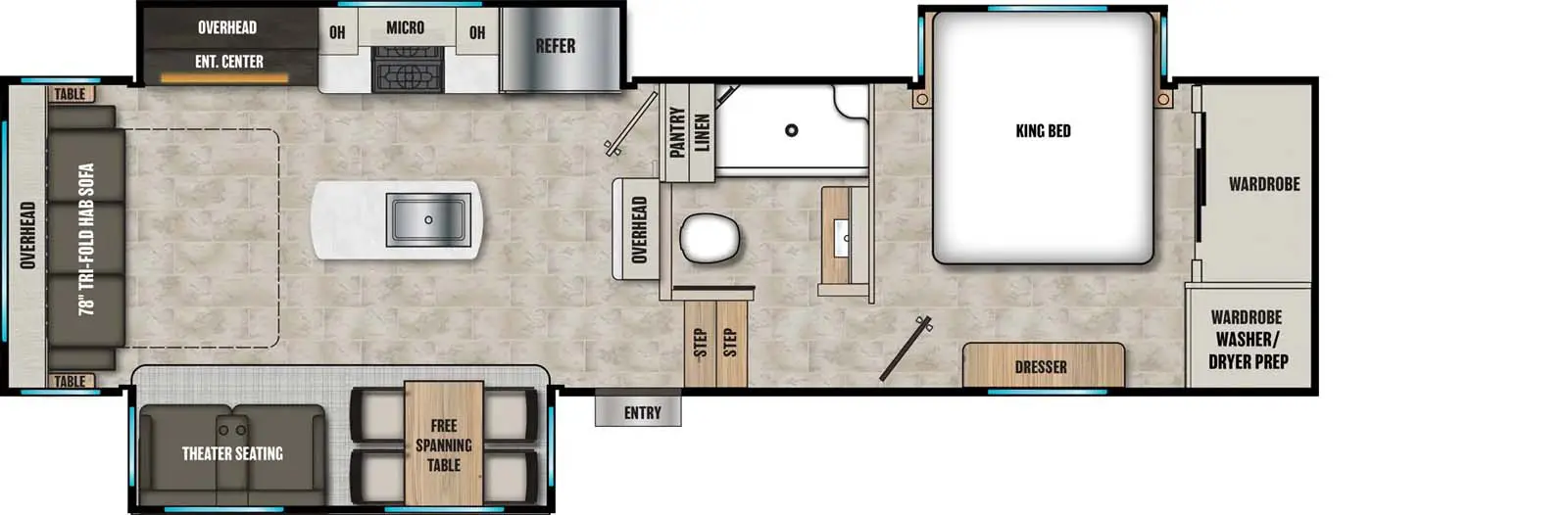 290RL Floorplan Image